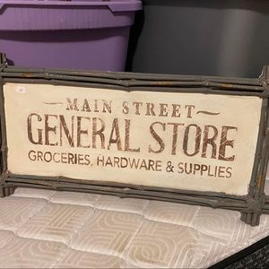 General store sign